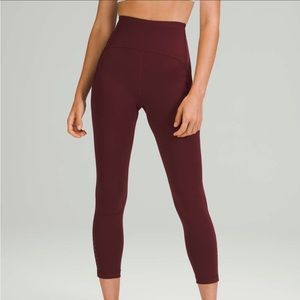 Swift Speed High-Rise Tight 28” Red Merlot